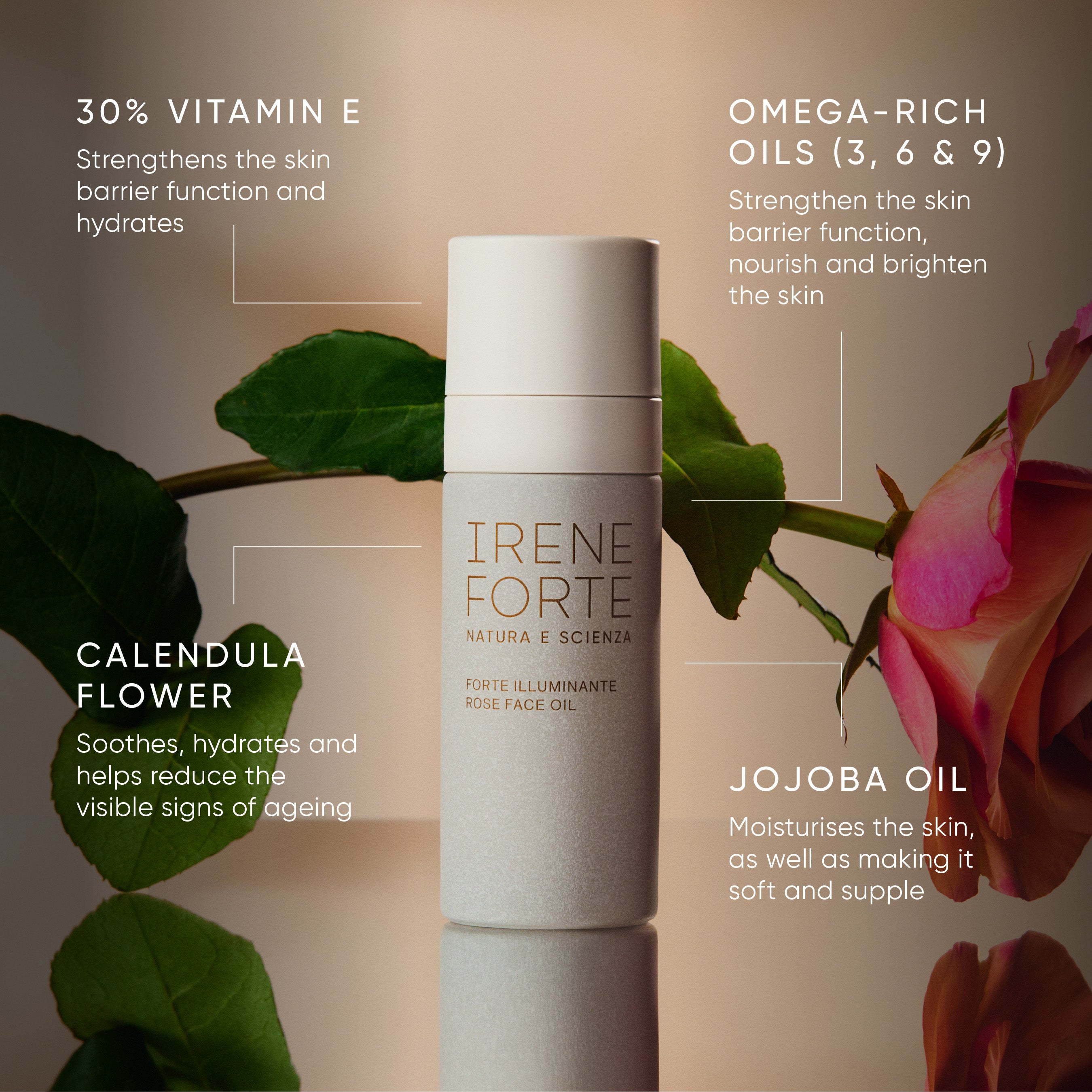 Rosen-Gesichtsöl Refill