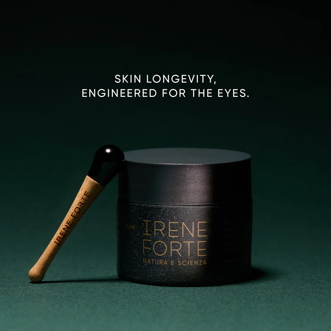 Phytomelatonin Rejuvenating Eye Cream packaging with swatch