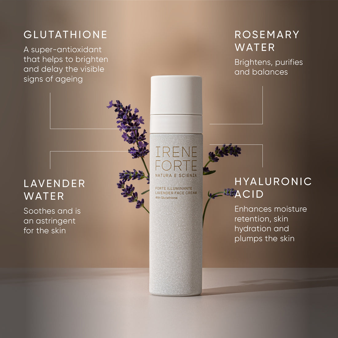 Crema viso alla lavanda