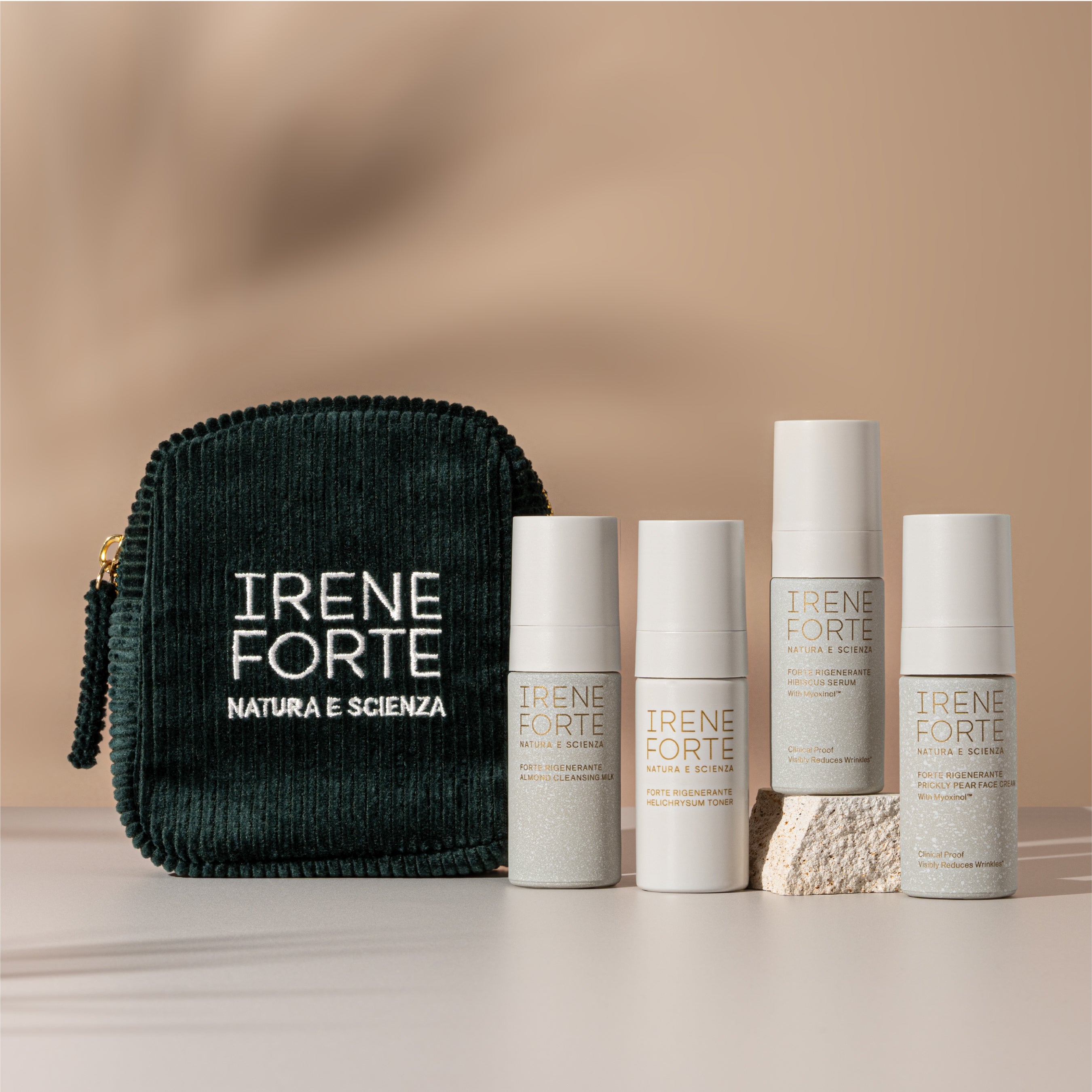 Wrinkle-Smoothing AM Travel Kit | Irene Forte Luxury Skincare